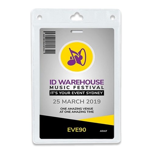 Flexible Card Holder Portrait A6 Size W115mm x H176mm Pack of 100